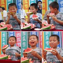 农民阿姨吃大瓜,大瓜盛宴共享幸福时光